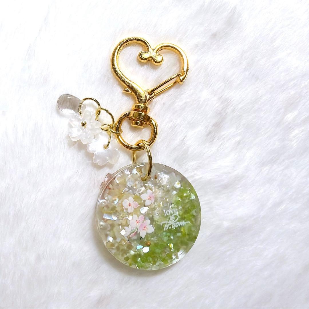 シマエナガ❁⃘*.゜レジンチャーム 桜