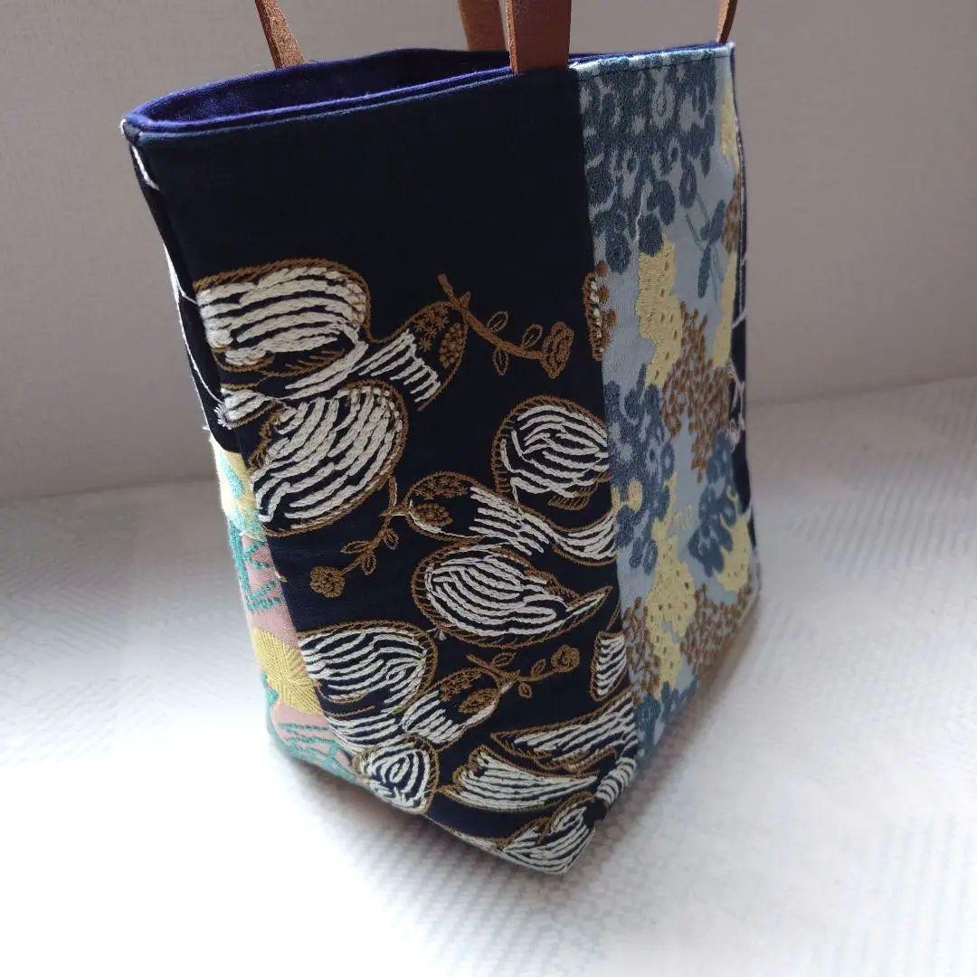 ミナペルホネン　パッチワーク　ミニトートバッグ