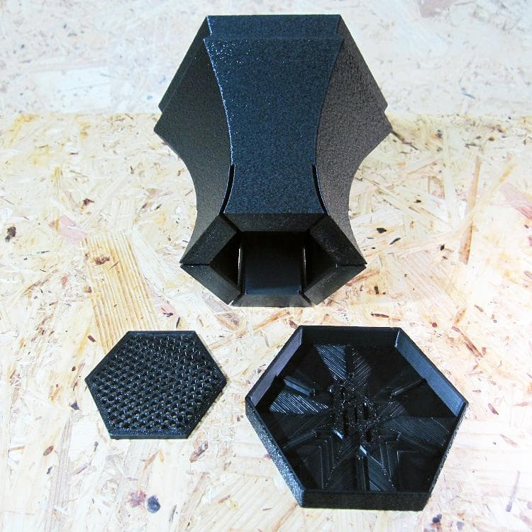 NITRO  HexaGrail Lサイズ プランター 3D鉢 アガベ