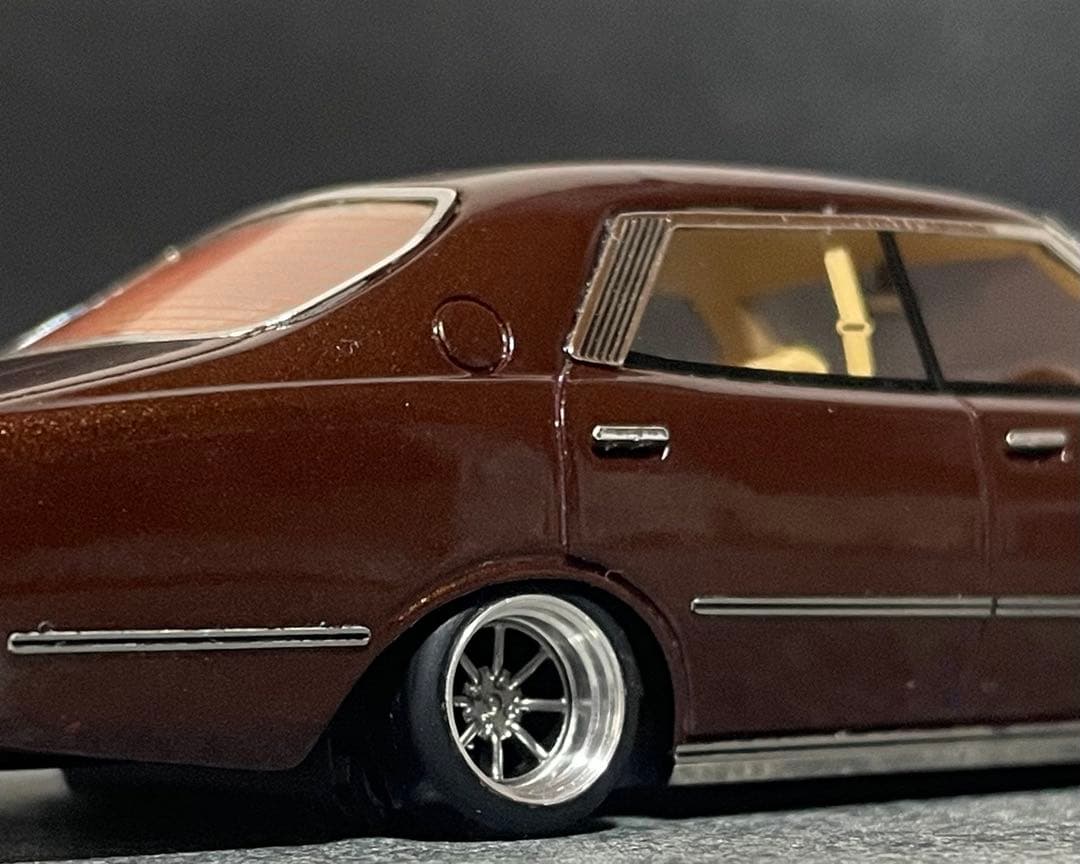 希少 1/43 キッドボックス LA-X NISSAN ローレル旧車 カスタム