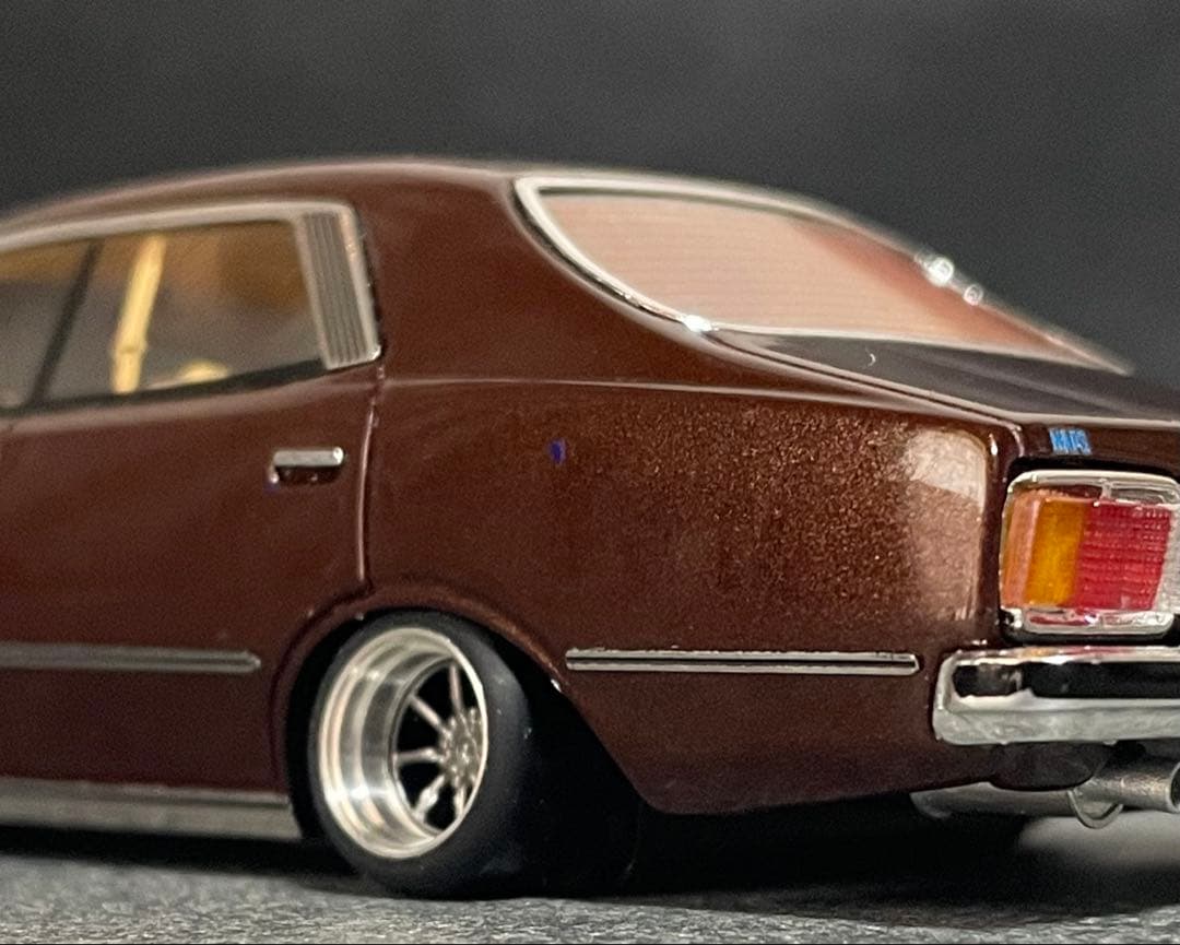 希少 1/43 キッドボックス LA-X NISSAN ローレル旧車 カスタム