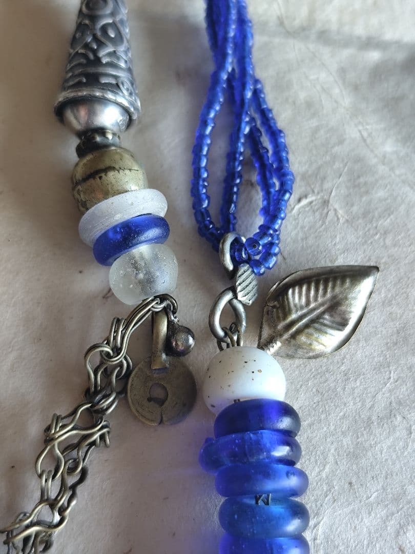 アオノ*omamori*　Kuchi じゃらじゃら Tribal ネックレス