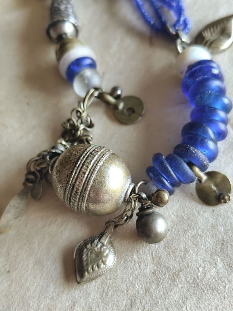 アオノ*omamori*　Kuchi じゃらじゃら Tribal ネックレス