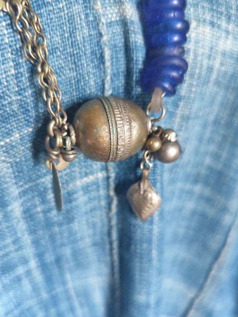アオノ*omamori*　Kuchi じゃらじゃら Tribal ネックレス