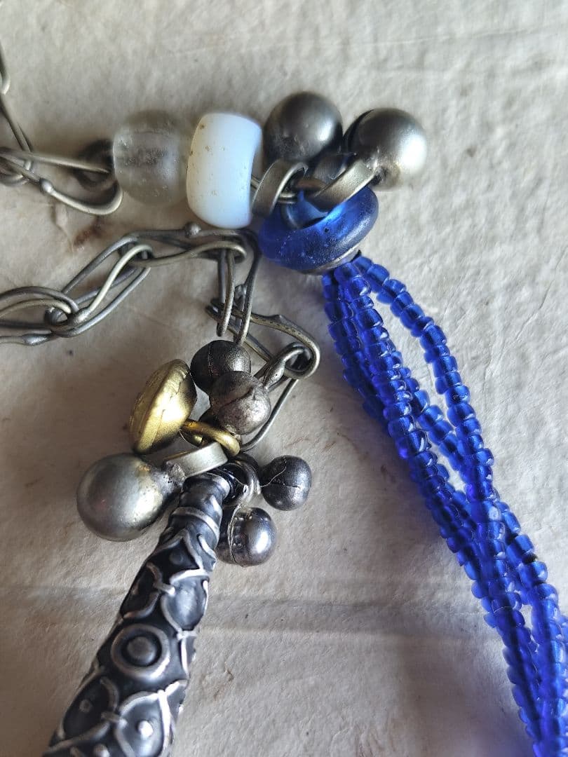 アオノ*omamori*　Kuchi じゃらじゃら Tribal ネックレス