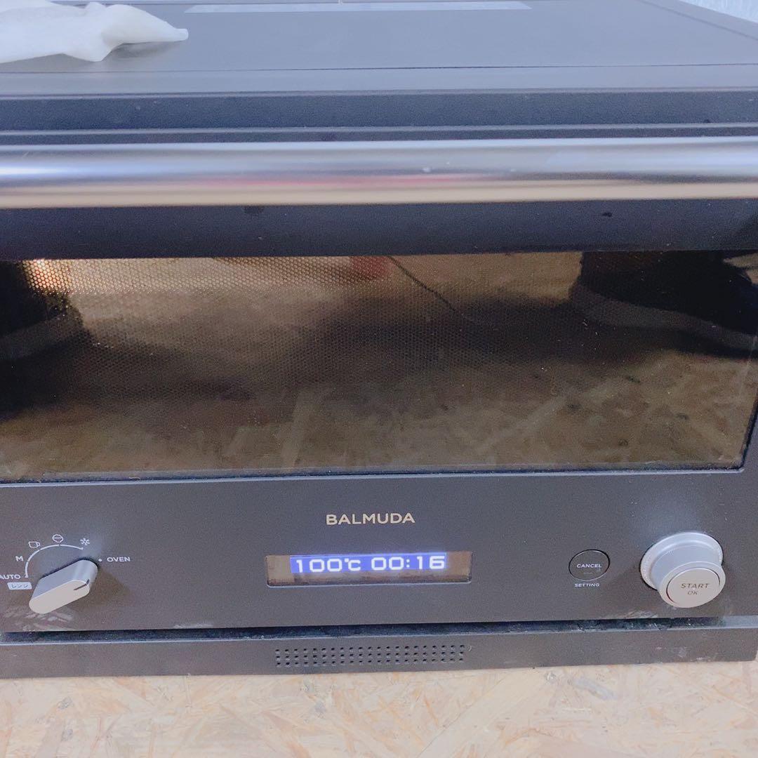 【2022年製】バルミューダ ザ・レンジ K04A-BKブラック オーブンレンジ
