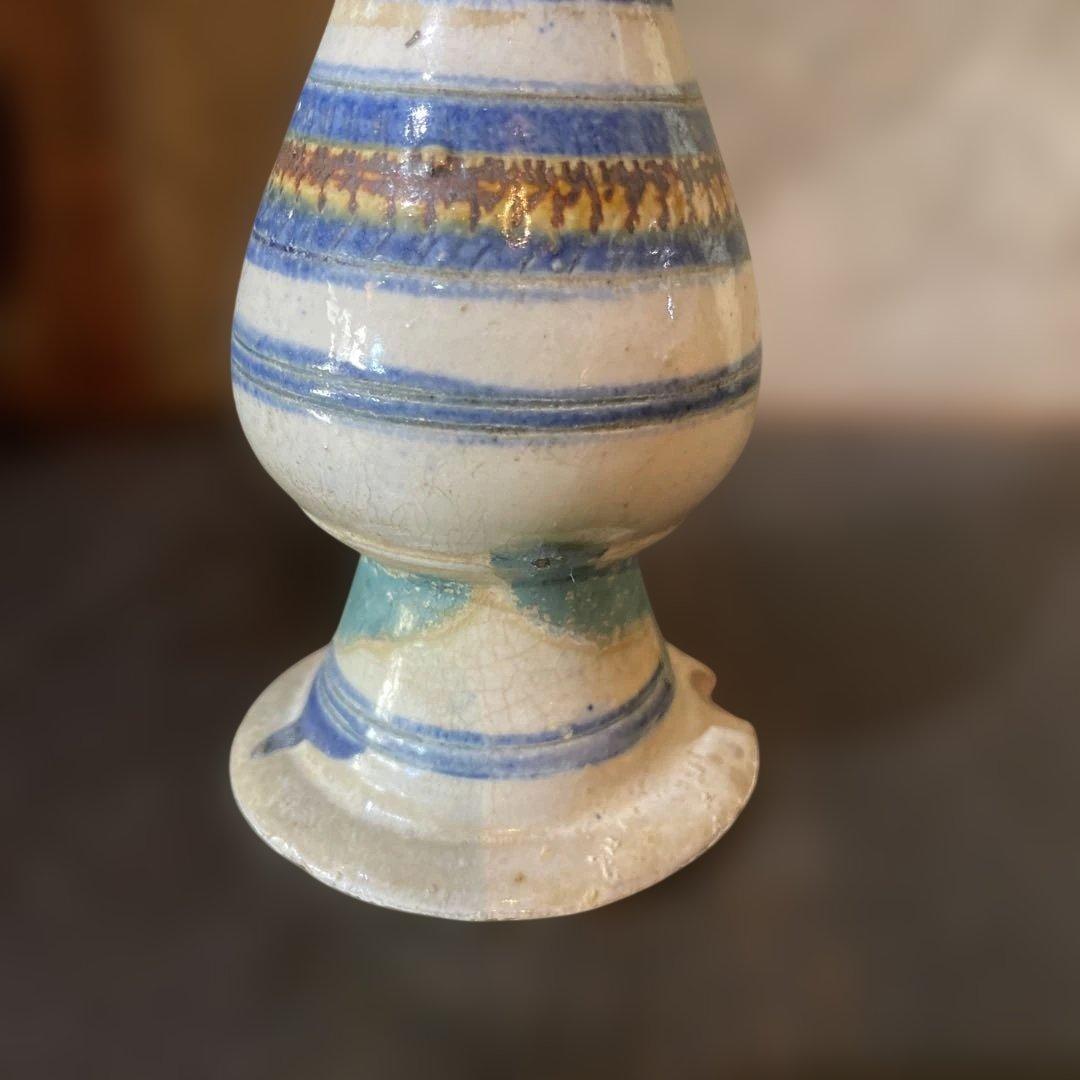 18世紀　古琉球　輪線飛鉋紋瓶子　ビンシー