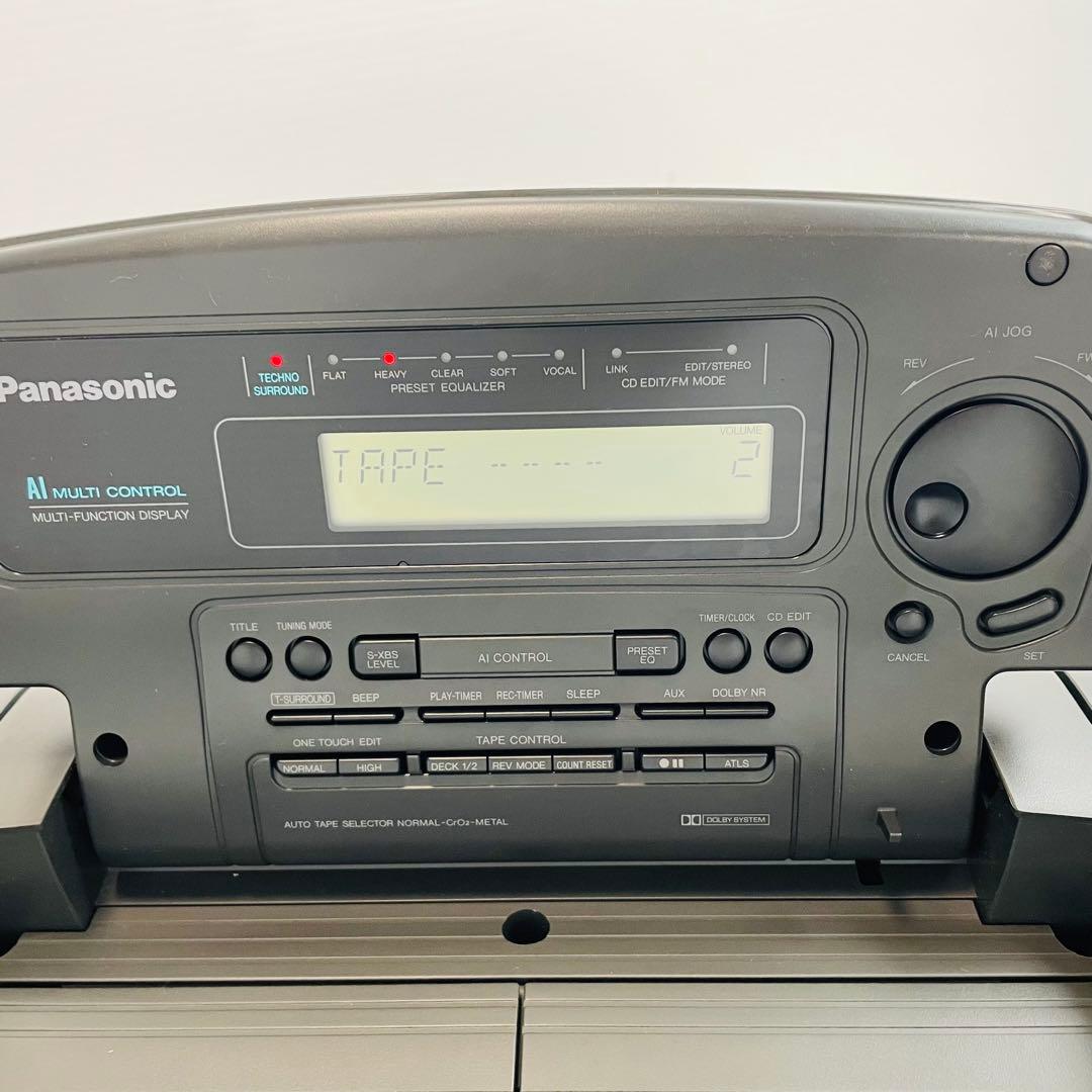 Panasonic RX-DT707 コブラトップ自動開閉良好 リモコン付