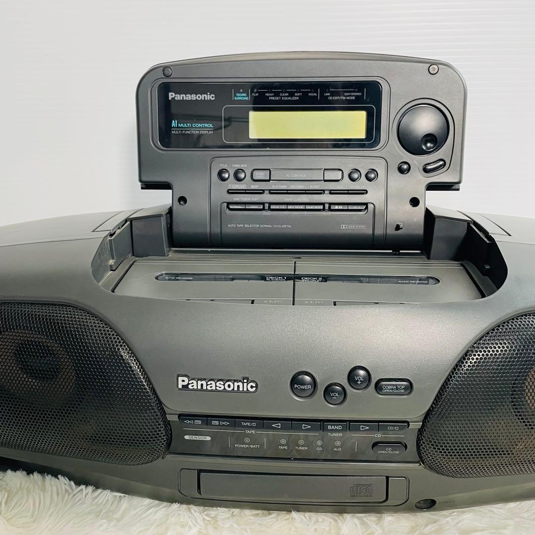 Panasonic RX-DT707 コブラトップ自動開閉良好 リモコン付