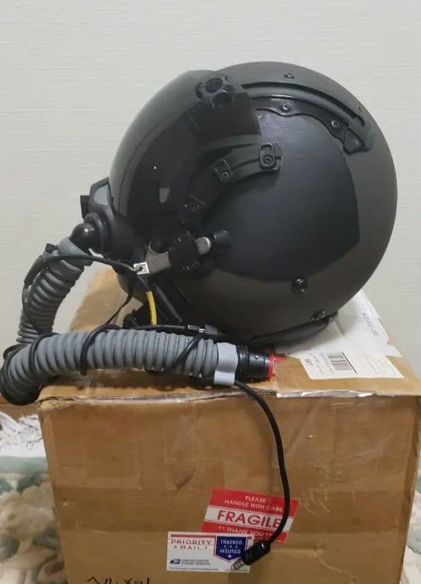 フライトヘルメットHGU-68/Pに MBU-20P酸素マスクのプレゼント付き