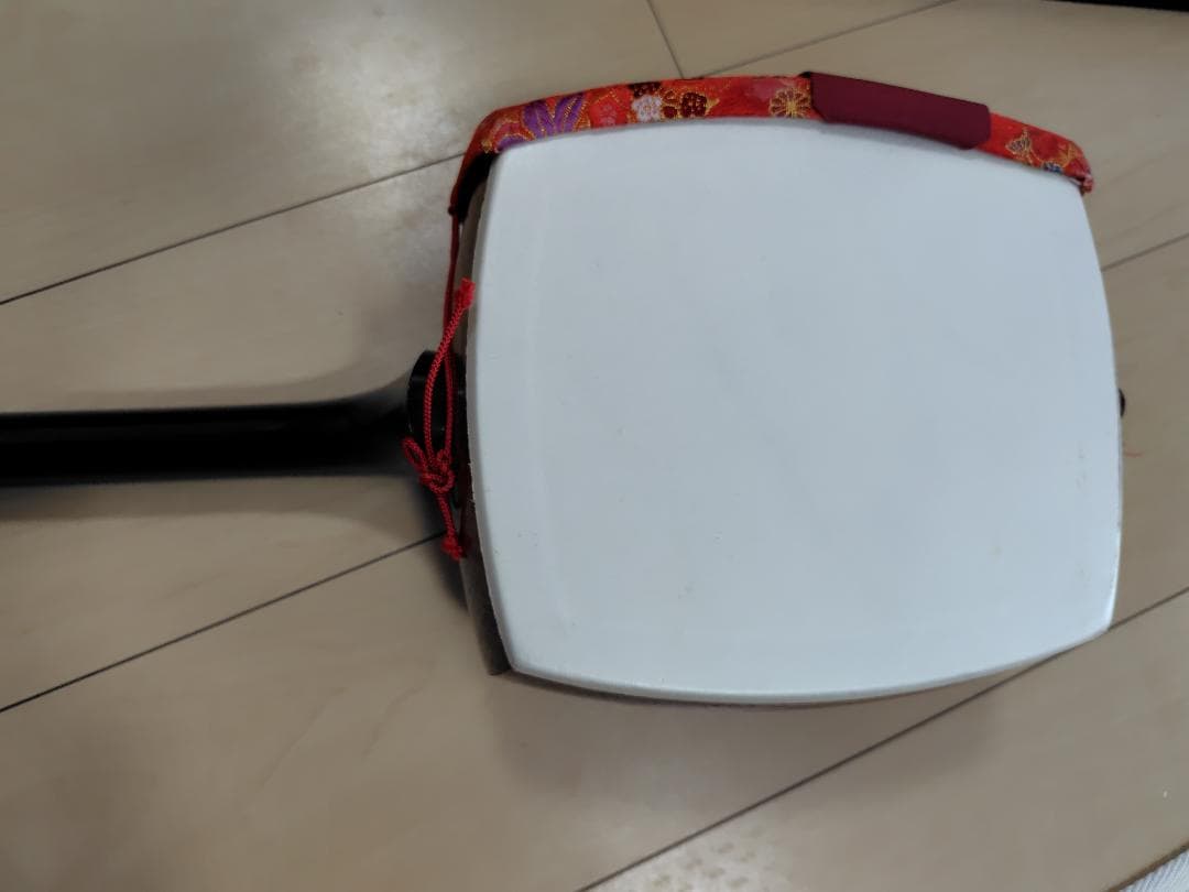 長唄金ホゾ三味線　ボックスケース　バチ　長袋