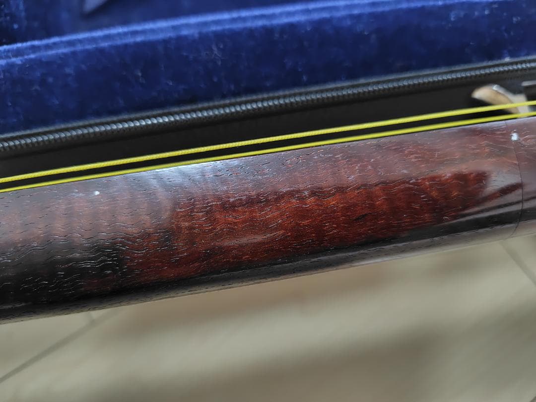 長唄金ホゾ三味線　ボックスケース　バチ　長袋