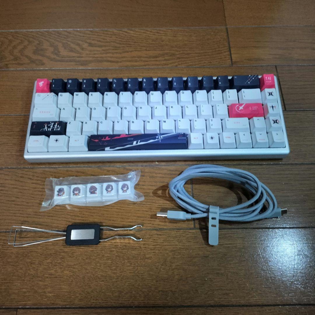 ゲーミングキーボード　yuki aim katana collection