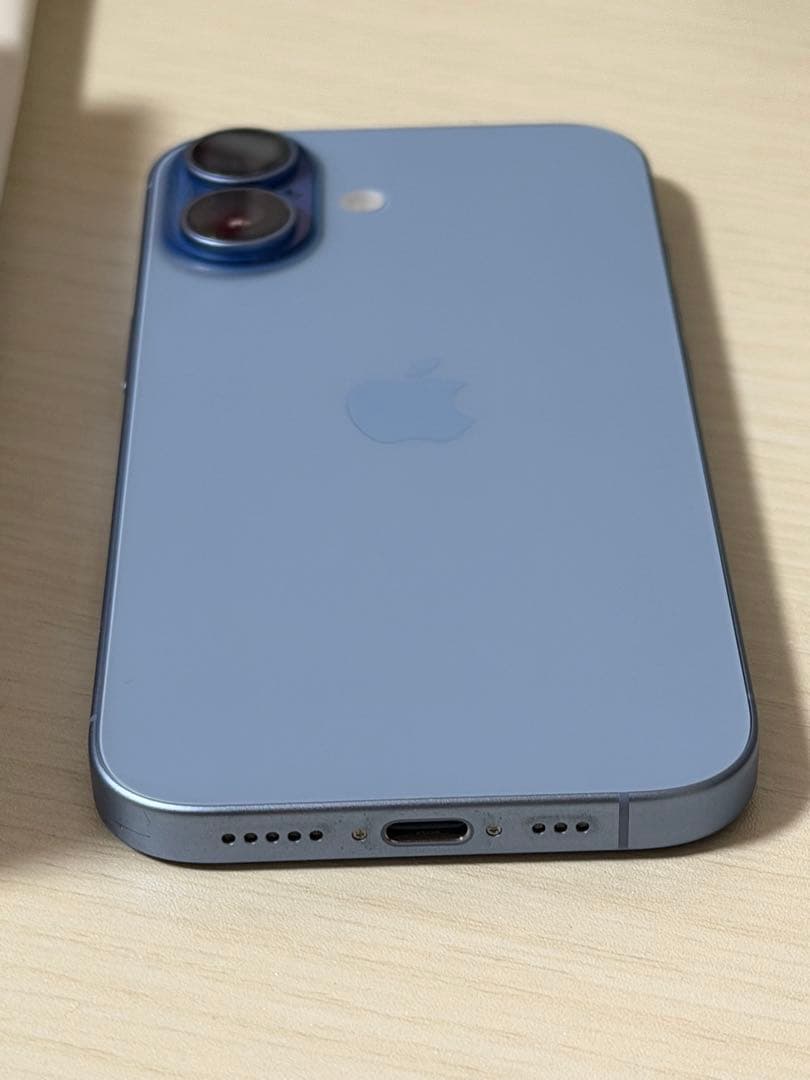 iPhone 17 本体ミストブルー256GB バッテリー残量100%＋フィルム