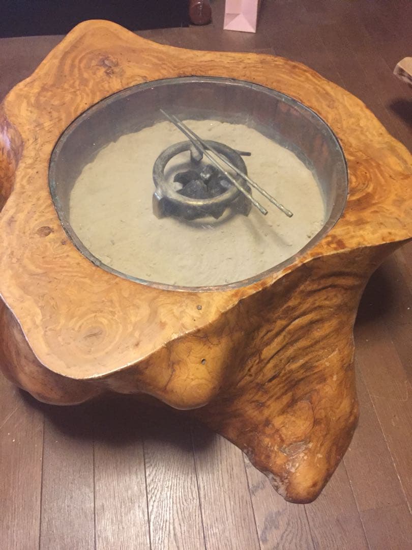 天然素材囲炉裏