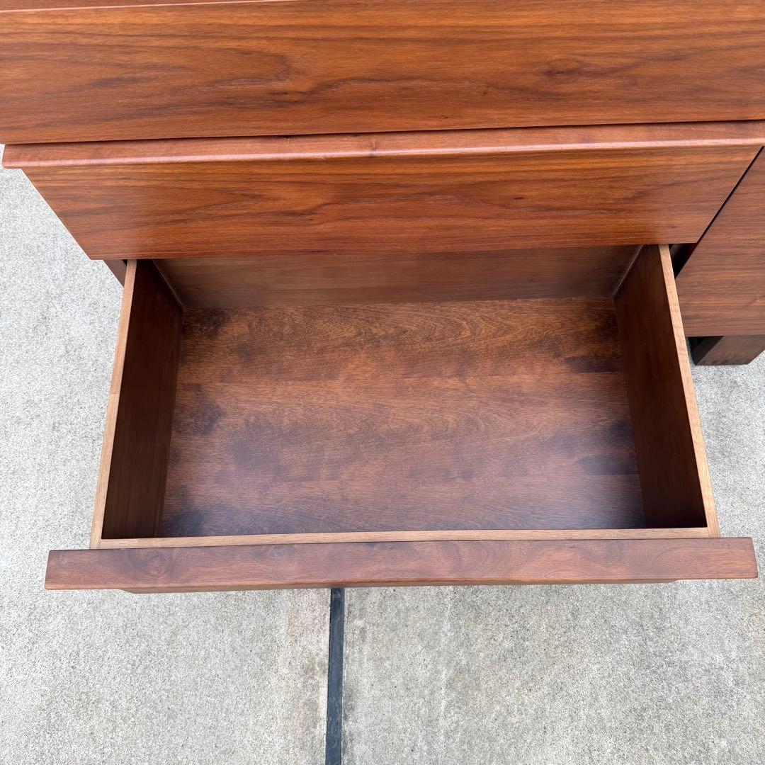 美品 BIS ビス 北欧風 ウォールナット ガラス扉 食器棚 購入価格20万