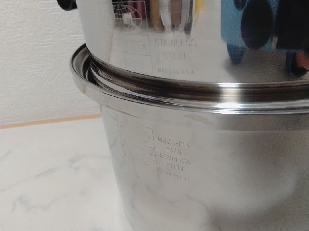☆未使用☆ Amway アムウェイ 4L シチューパン 両手鍋 蒸し器