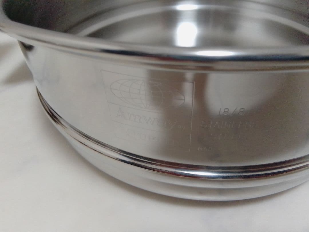 ☆未使用☆ Amway アムウェイ 4L シチューパン 両手鍋 蒸し器