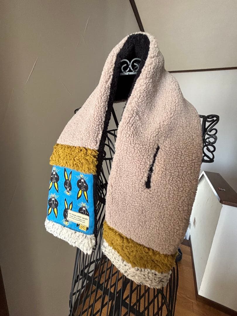 北欧うさぎ可愛い♡差し込みネックウォーマー