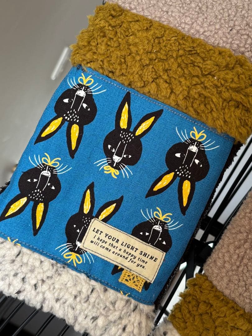 北欧うさぎ可愛い♡差し込みネックウォーマー