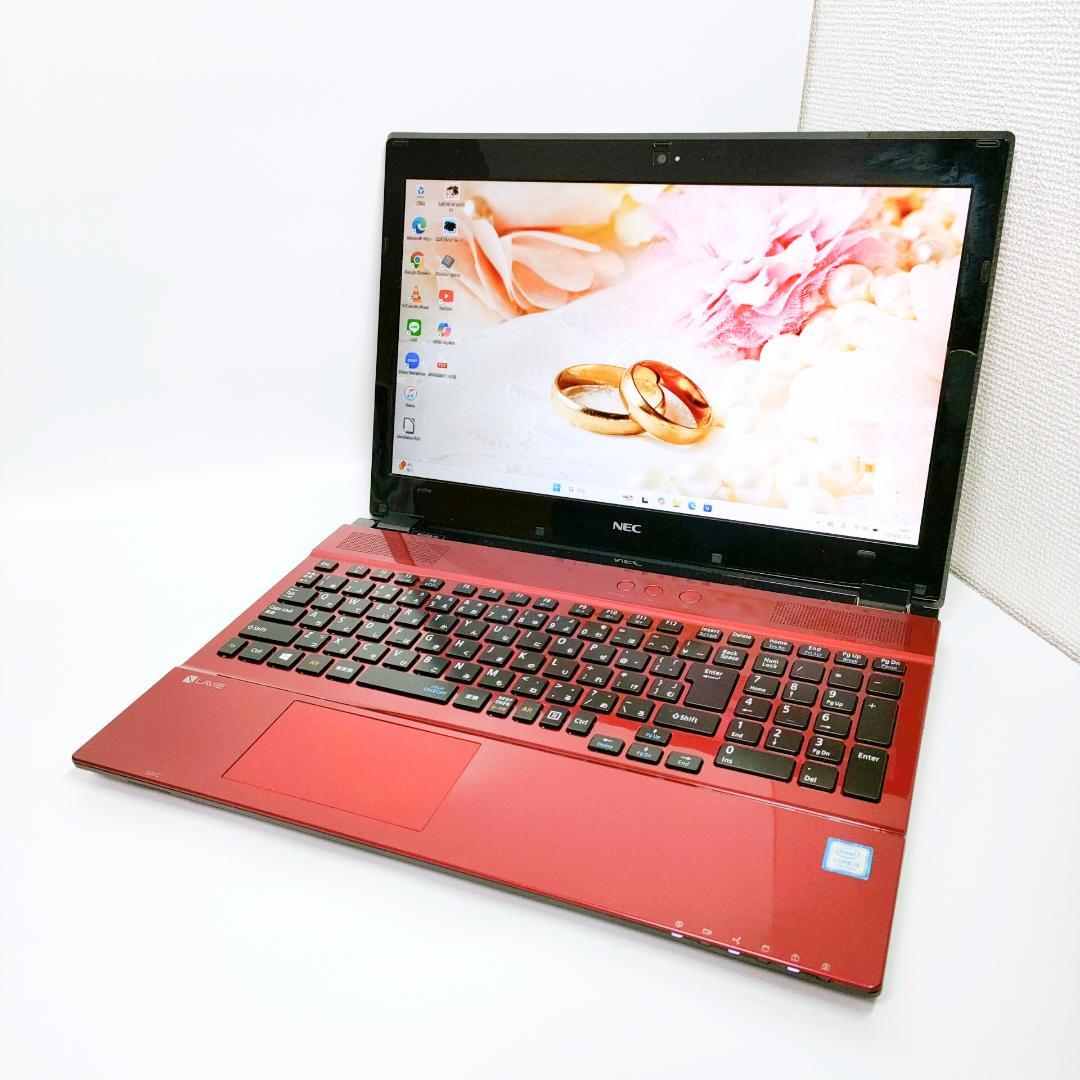 Windows11✨️たっぷり1TB/NEC/オフィス付きノートパソコン/カメラ