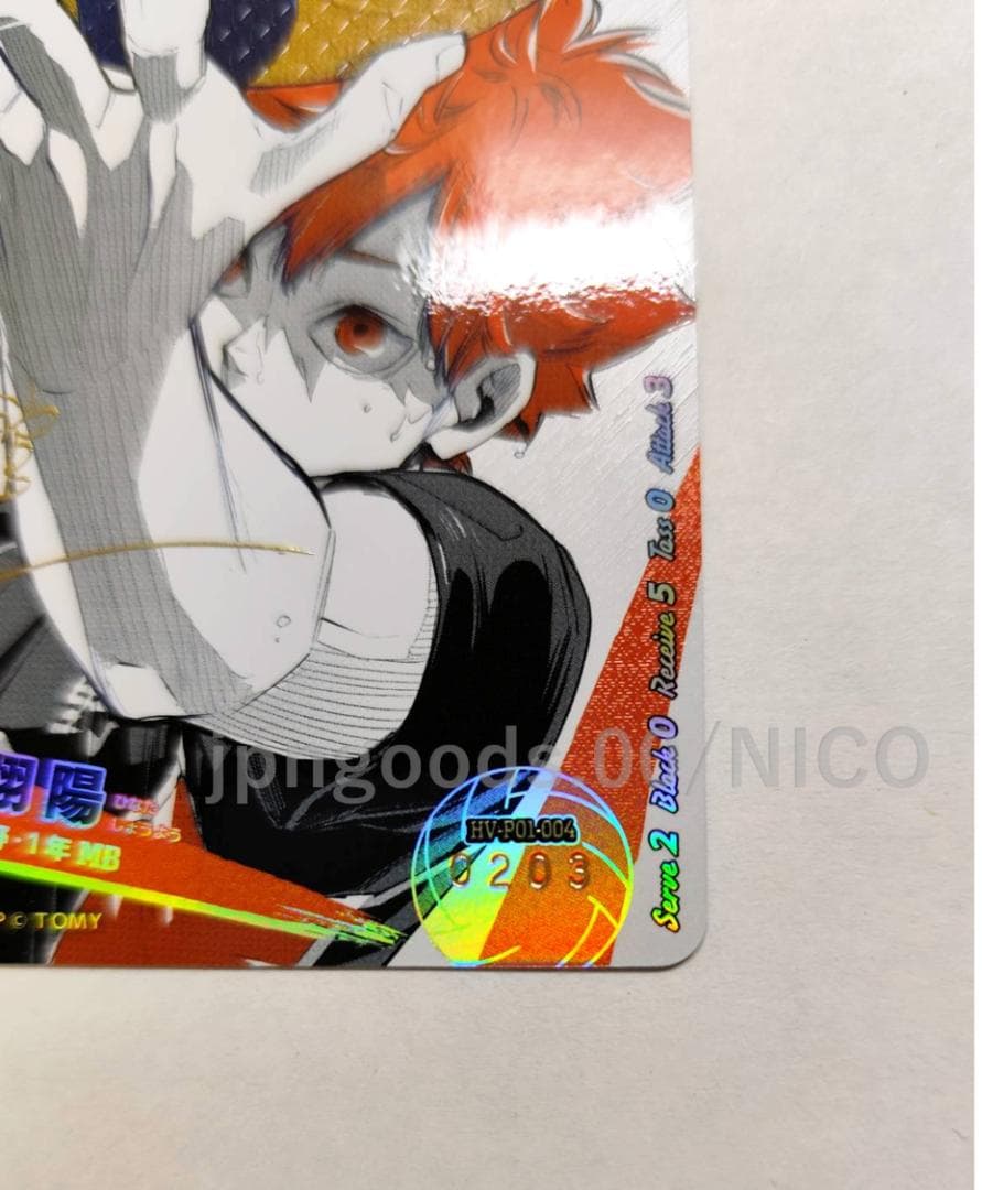 ハイキュー バボカ 日向翔陽 サイン入り 極