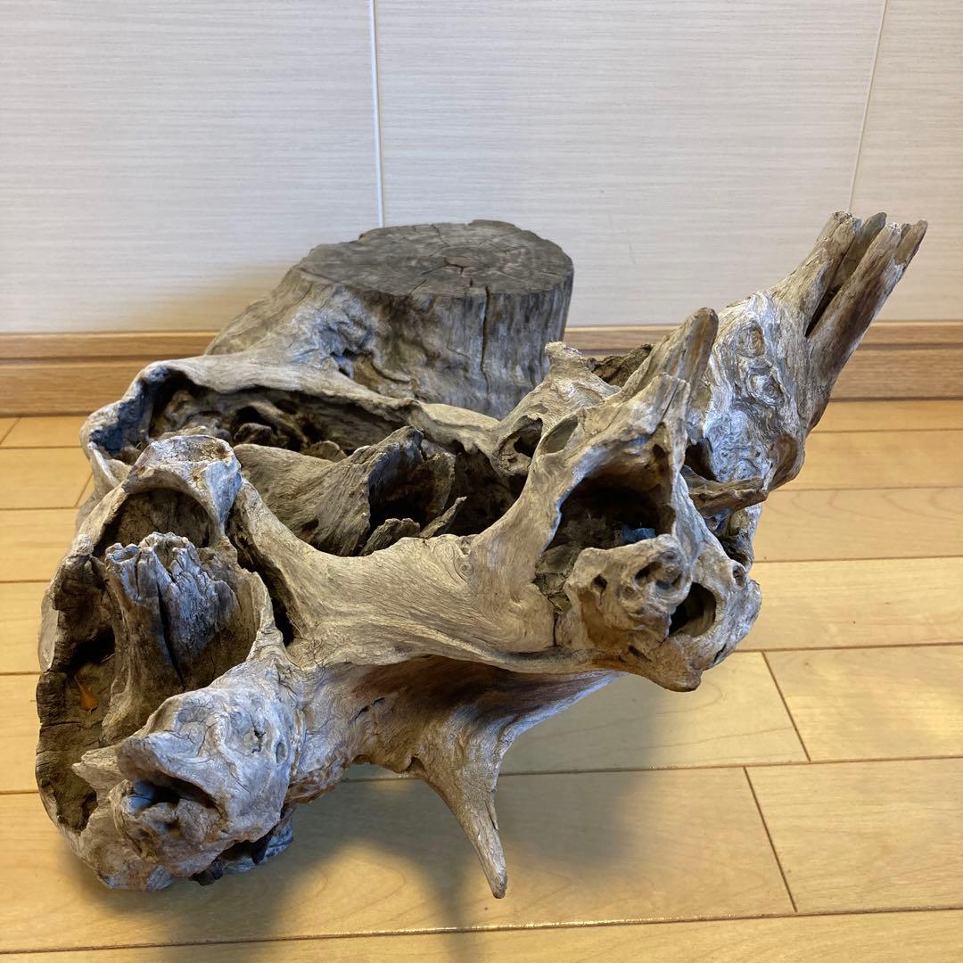 花台　木製花台　流木　古木　盆栽台　生花　天然木　多肉植物　寄植え　切り株　置物