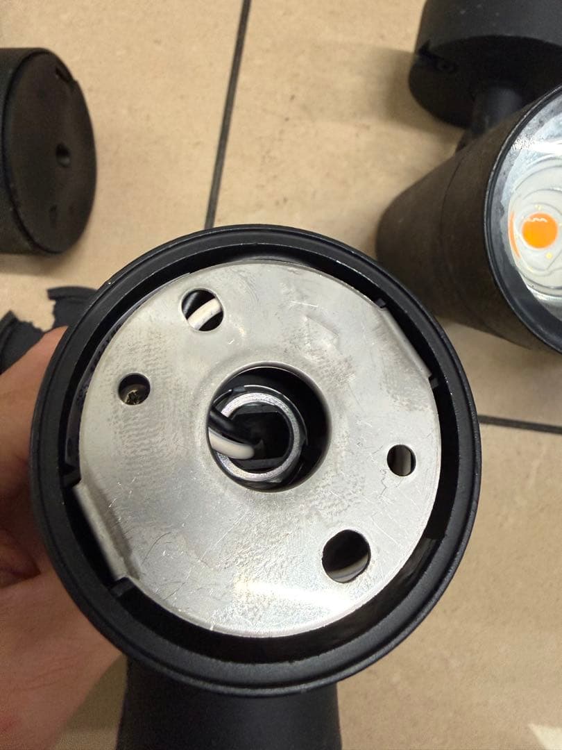 ブラックダウンライト4個セット 調光機能付き