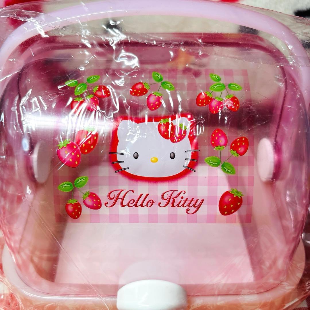超激レア　1999年　キティ　いちご　調味料入れ　ケース　サンリオ　平成レトロ