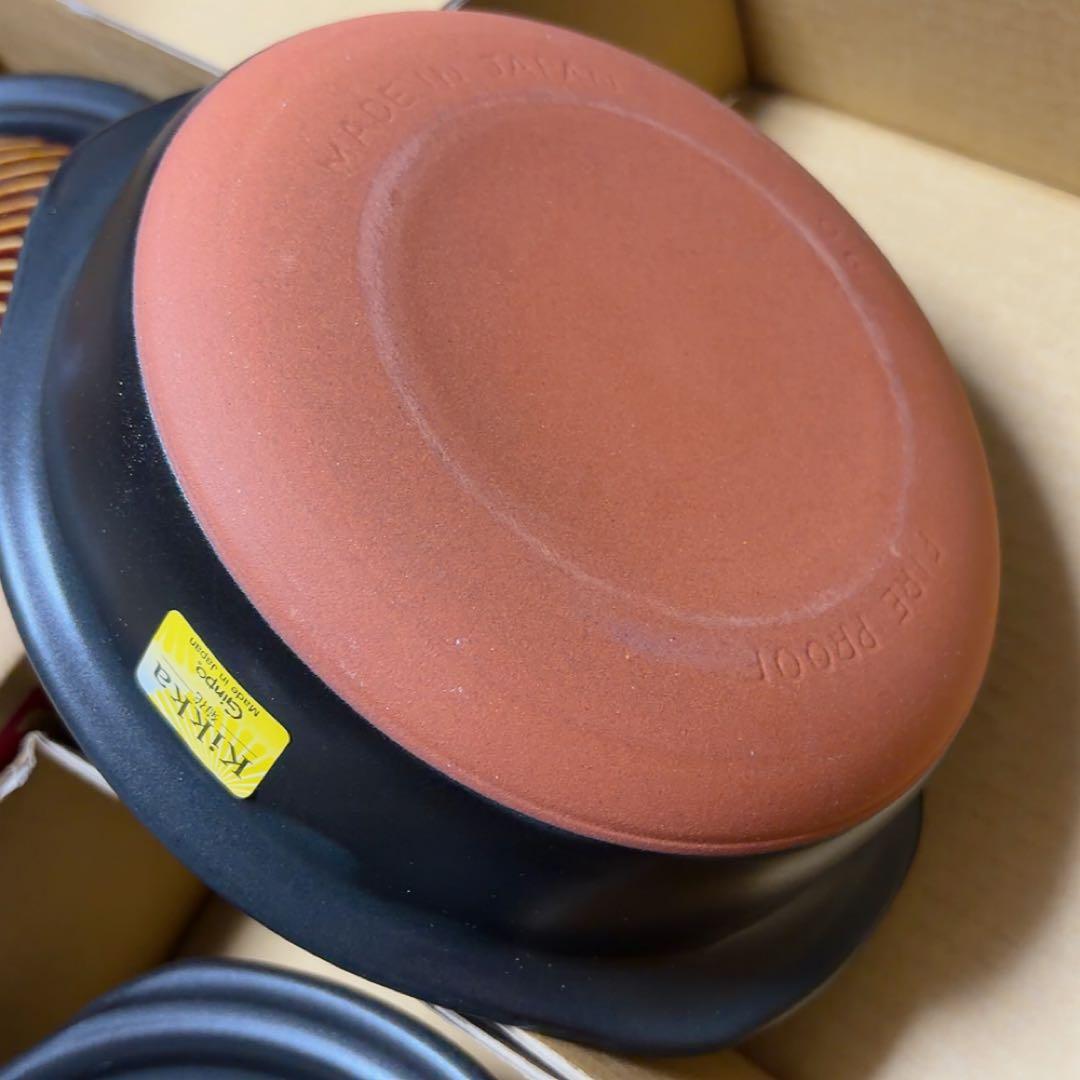 GINPO 銀峯　新品未使用の菊花　土鍋3点セット