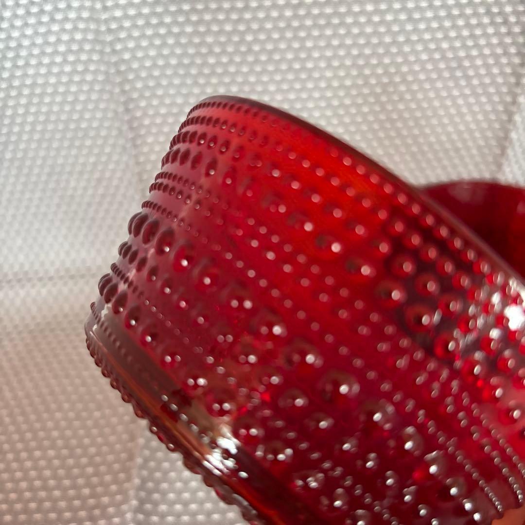 イッタラ カステヘルミ レッド　クランベリー　ボウル　3個セット