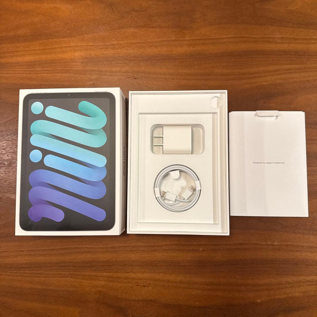 iPad mini 第6世代 セルラー スペースグレー 256GB ケース付