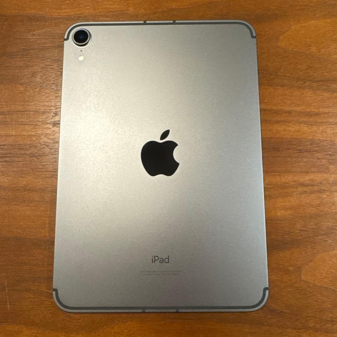 iPad mini 第6世代 セルラー スペースグレー 256GB ケース付