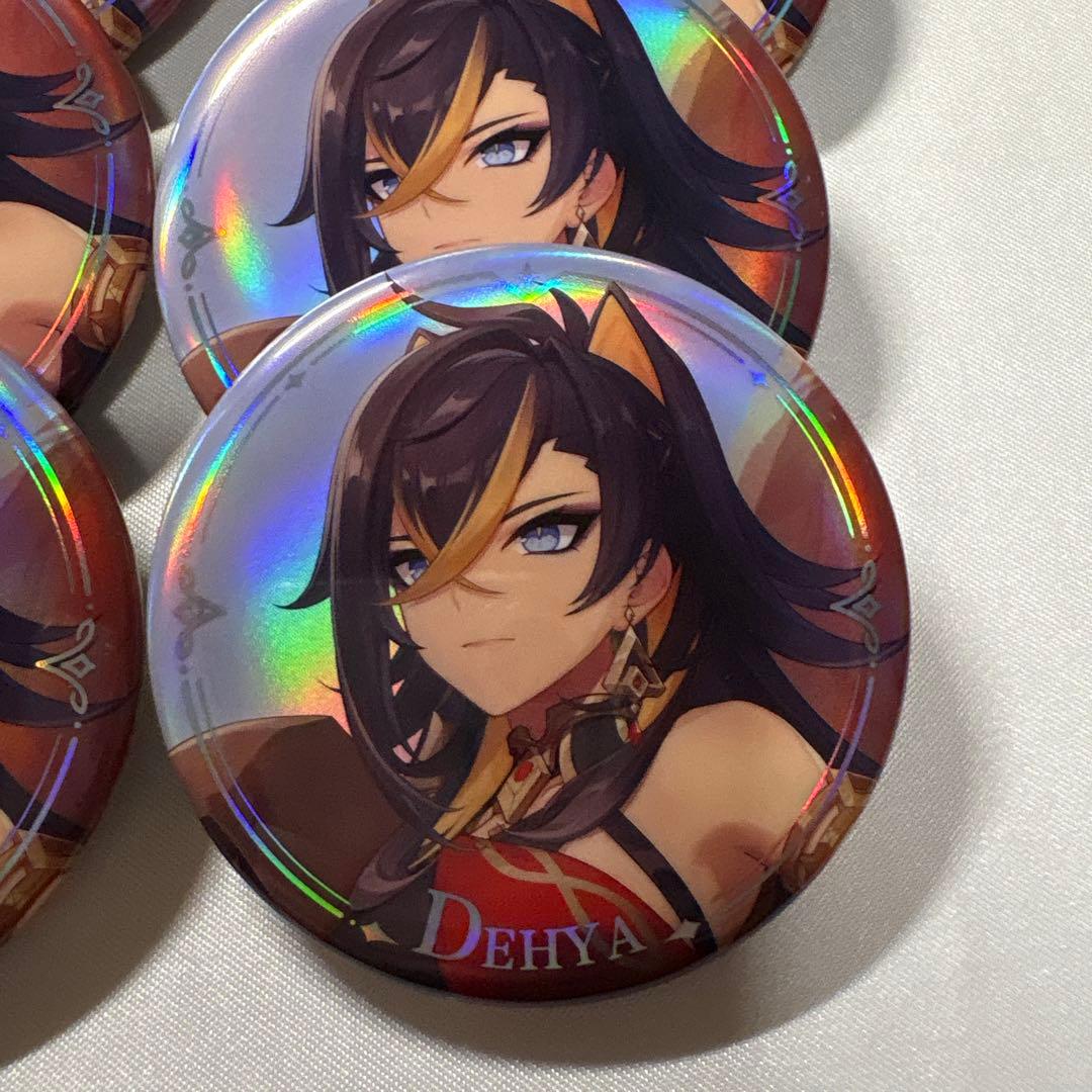 W 原神　ディシア　缶バッジ まとめ