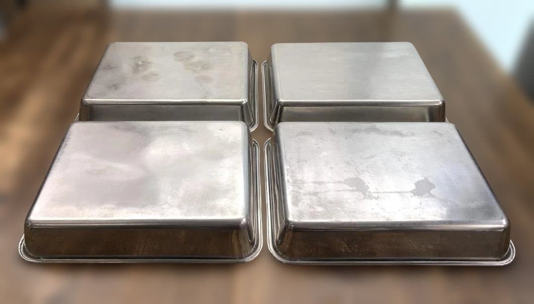 クローバー 18-8 角バット 6枚取×2・8枚取×2・10枚取×4 計8点