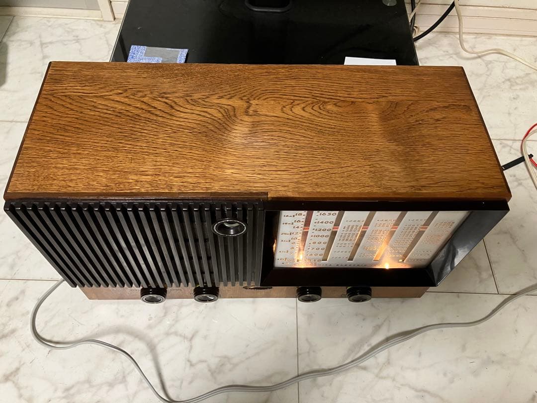 昭和28年　真空管ラジオ　ナショナルQA700