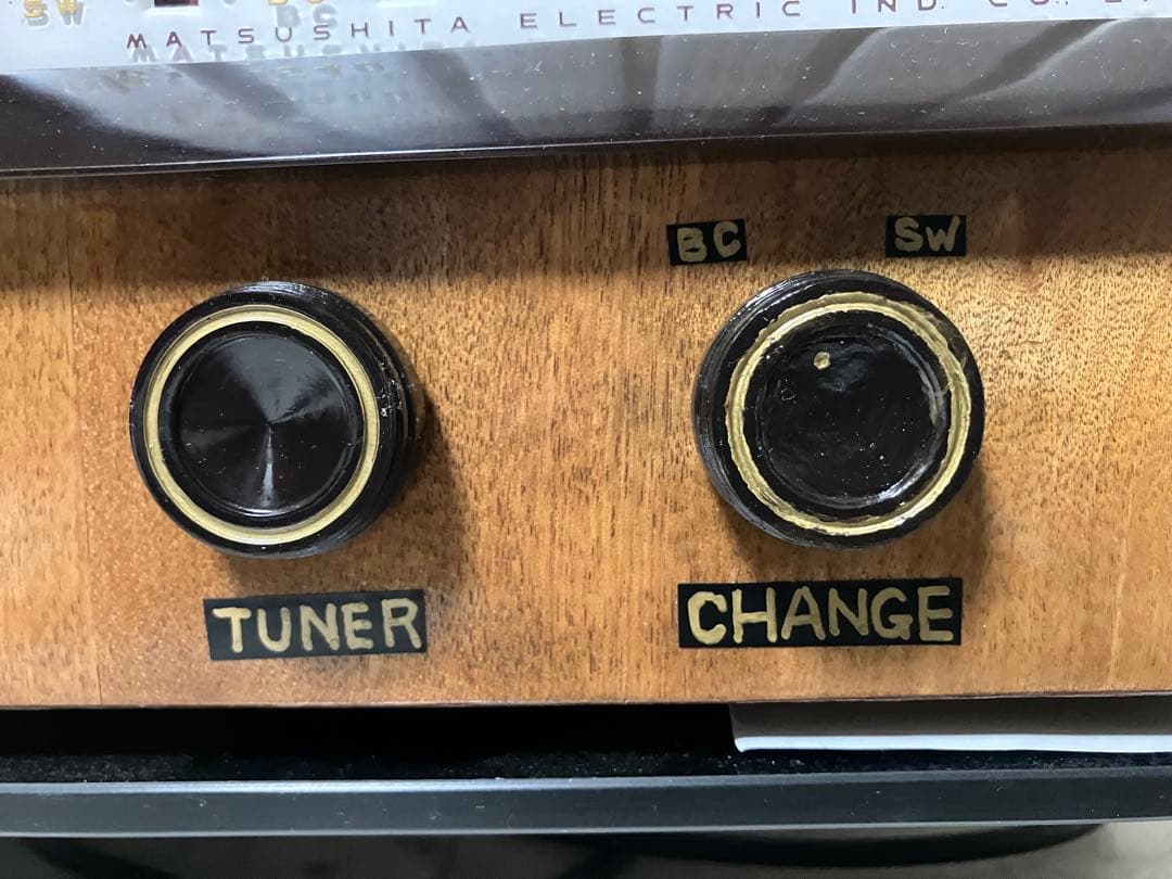 昭和28年　真空管ラジオ　ナショナルQA700