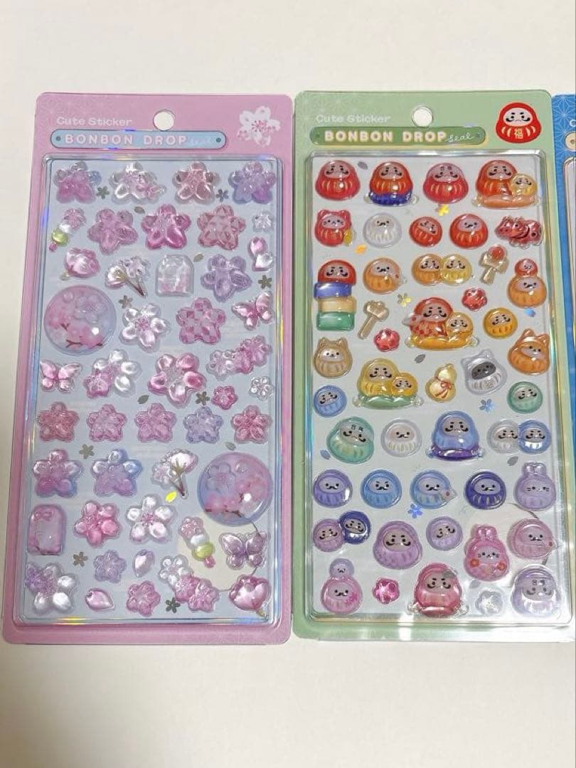【正規品】ボンボンドロップ和柄第二弾シール4種セットBONBON DROP