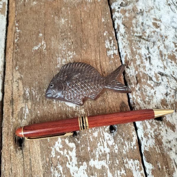 備前焼 本山和泉作 心窯 鯛 箸置き 5客 魚 箸休め 陶器 陶磁器 縁起物