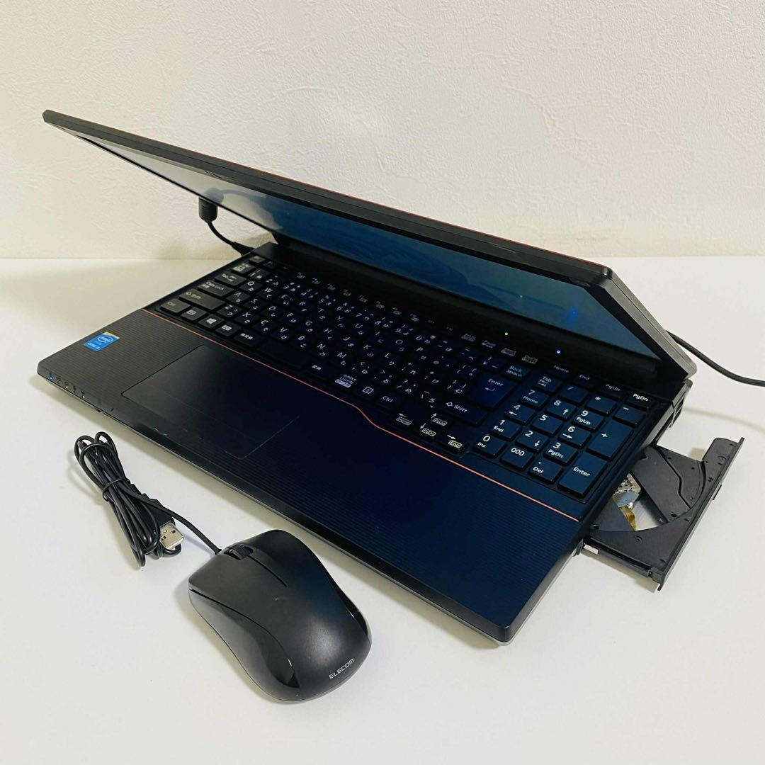 Y147 Fujitsuノートパソコンi5 SSD256G高速Windows11