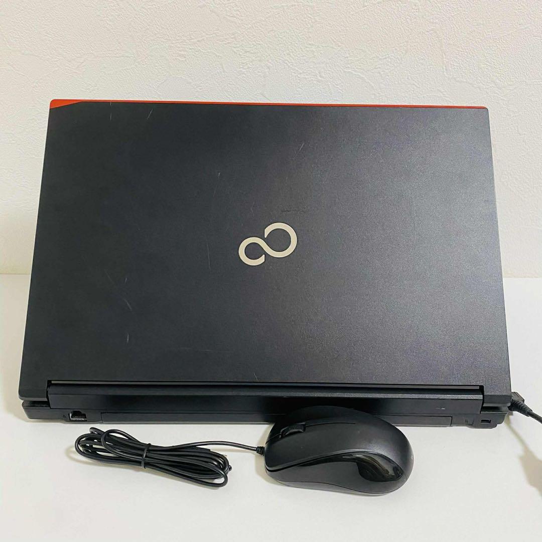 Y147 Fujitsuノートパソコンi5 SSD256G高速Windows11