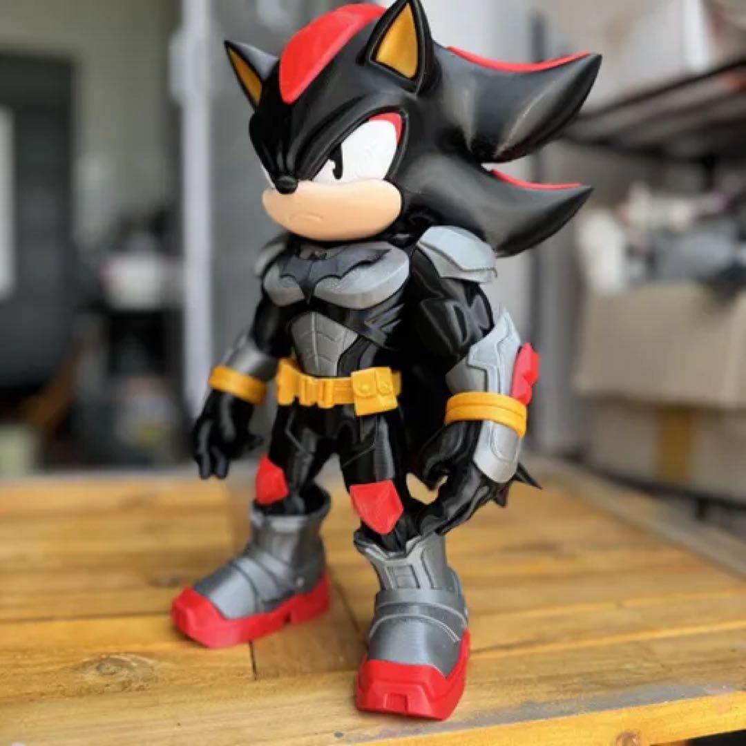 【特大30cm】黒い究極のダークヒーロー 3Dプリントフィギュア