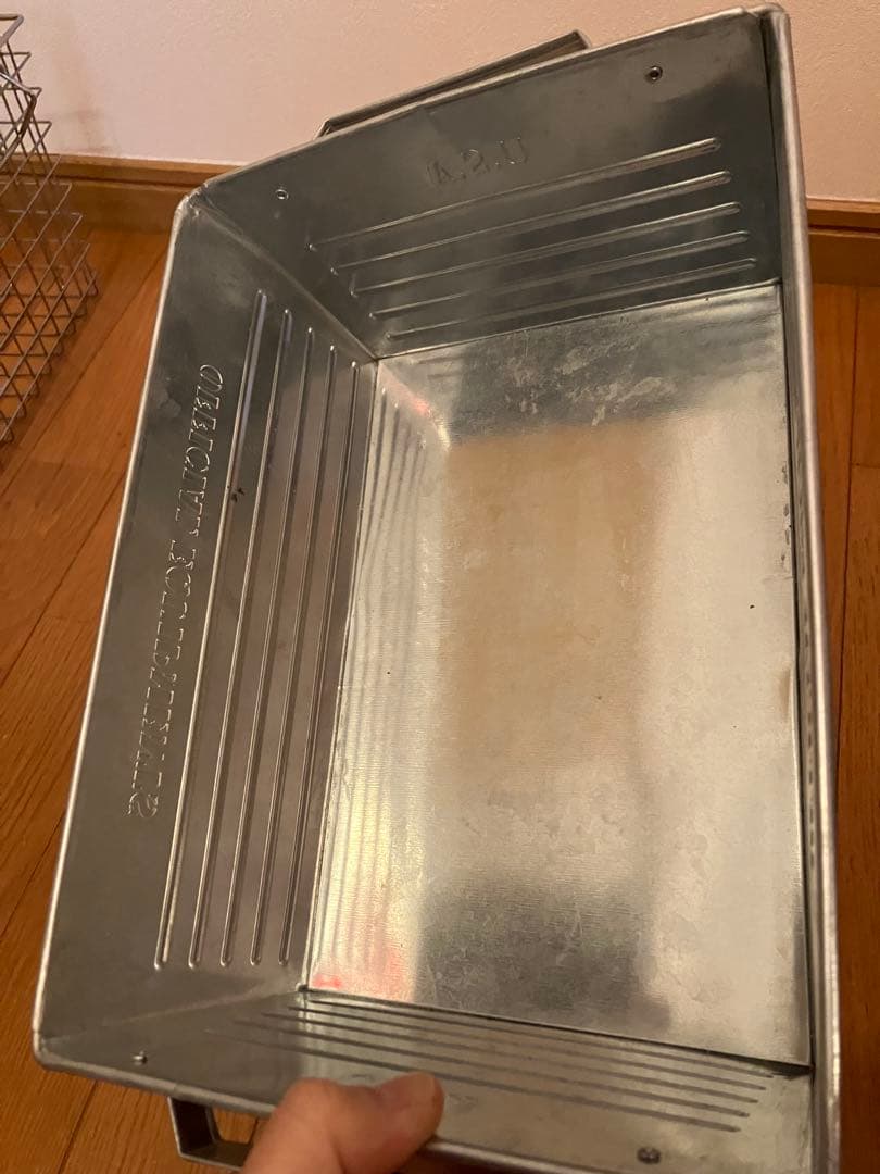 アメリカン　トタンボックス　ガレージ　メタルボックス　ブリキボックス　USA