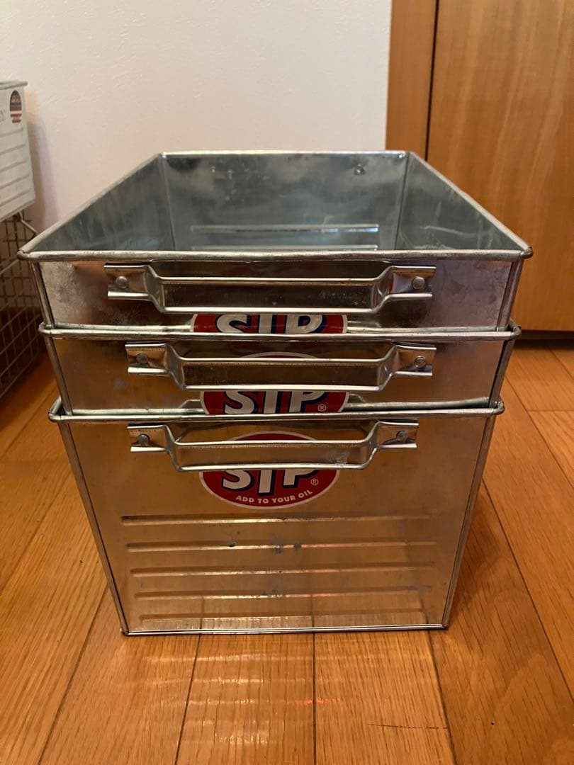 アメリカン　トタンボックス　ガレージ　メタルボックス　ブリキボックス　USA