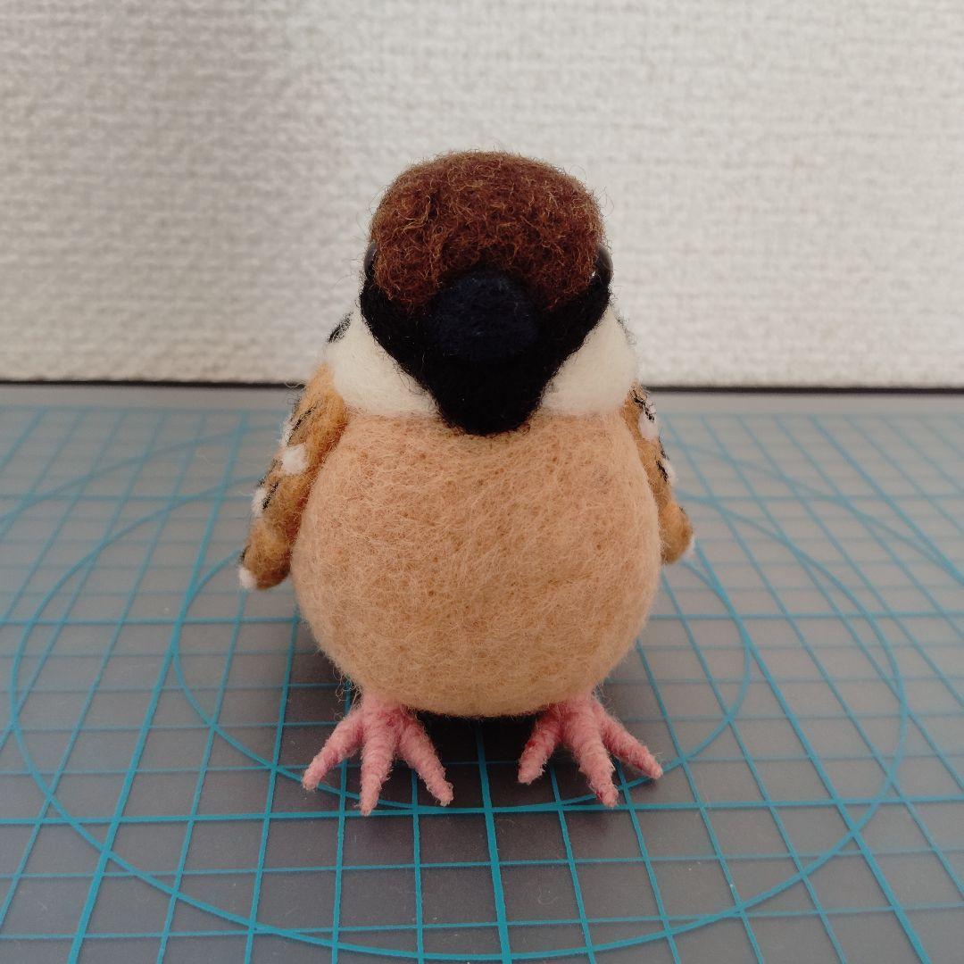 羊毛フェルト　がま口ホルダー　ハンドメイド