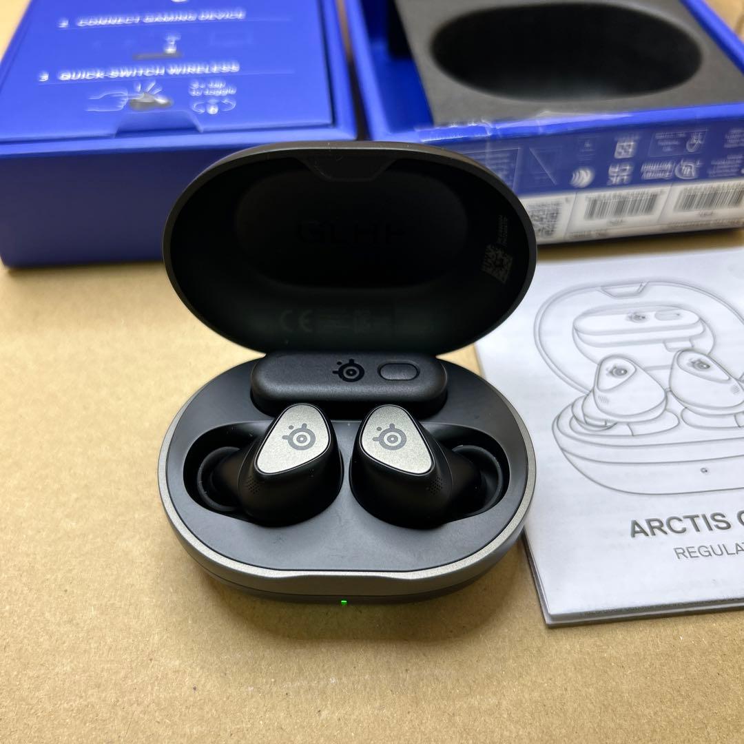 ジャンク　SteelSeries ゲーミングワイヤレスイヤホン　ブラック