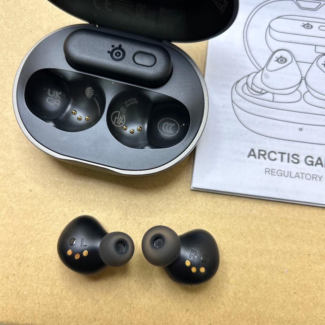 ジャンク　SteelSeries ゲーミングワイヤレスイヤホン　ブラック