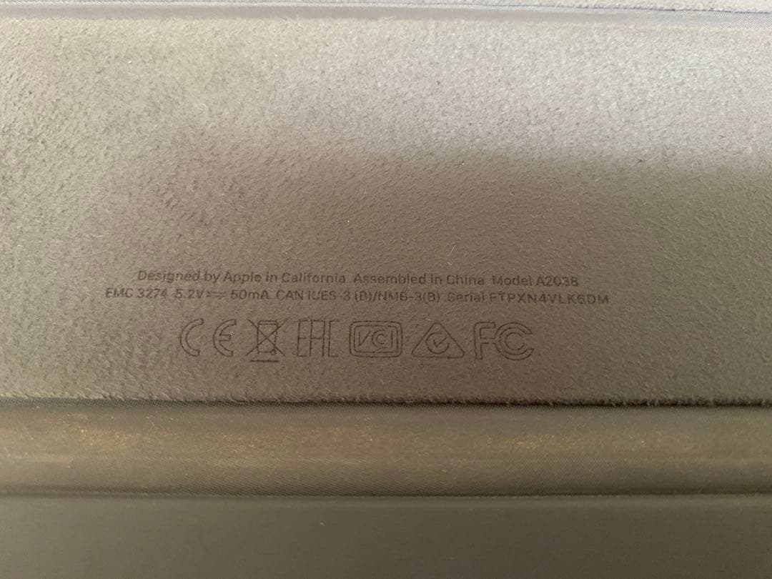 Apple magic keyboard A2038 10.9インチ