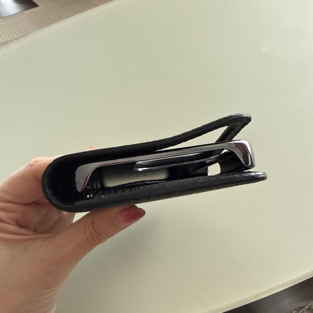 BONAVENTURA ブラックレザー 手帳型ケース