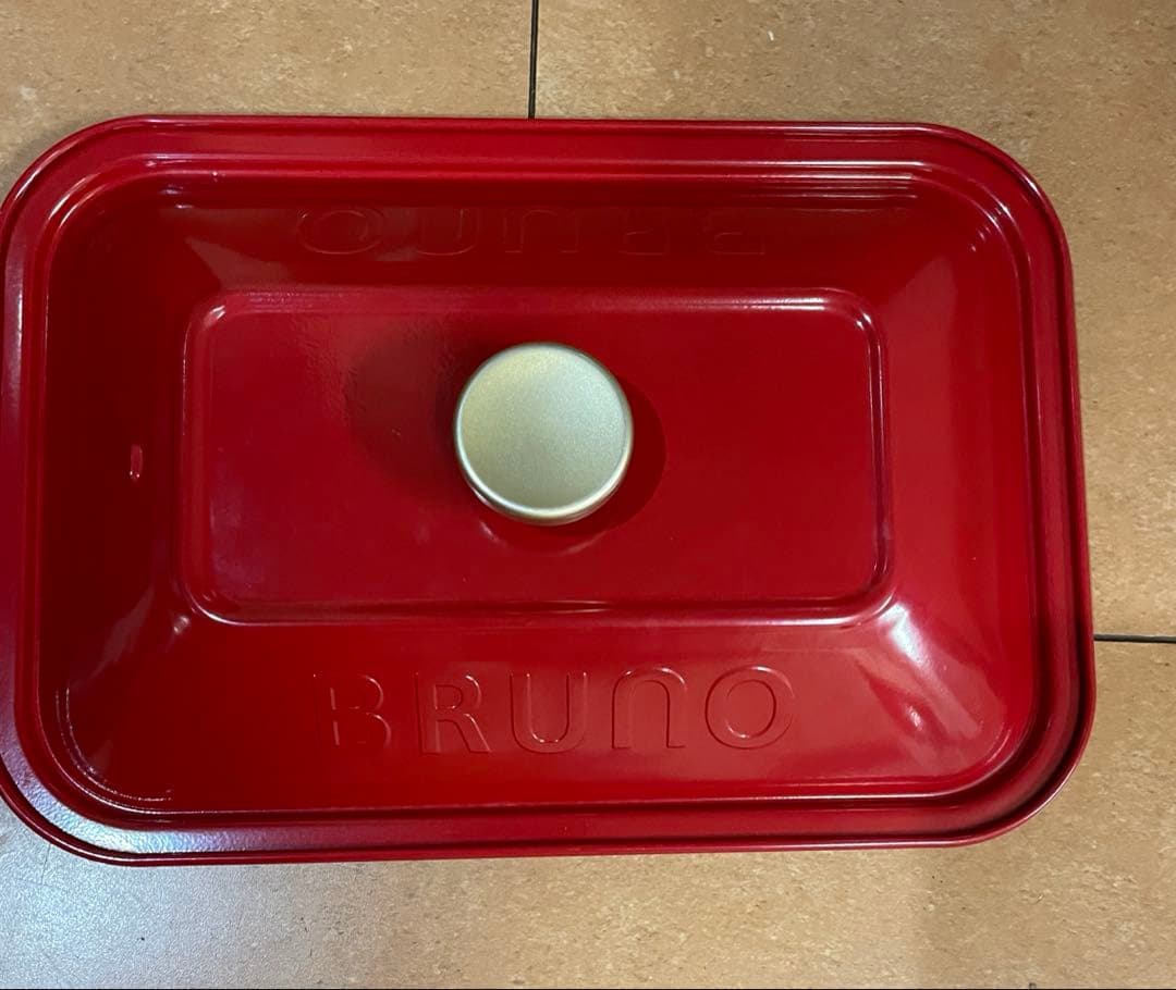 美品BRUNO ブルーノ コンパクトホットプレート 鍋付き